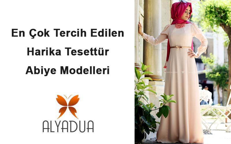 En Çok Tercih Edilen Harika Tesettür Abiye Modelleri