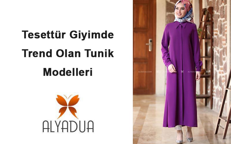 Tesettür Giyimde Trend Olan Tunik Modelleri