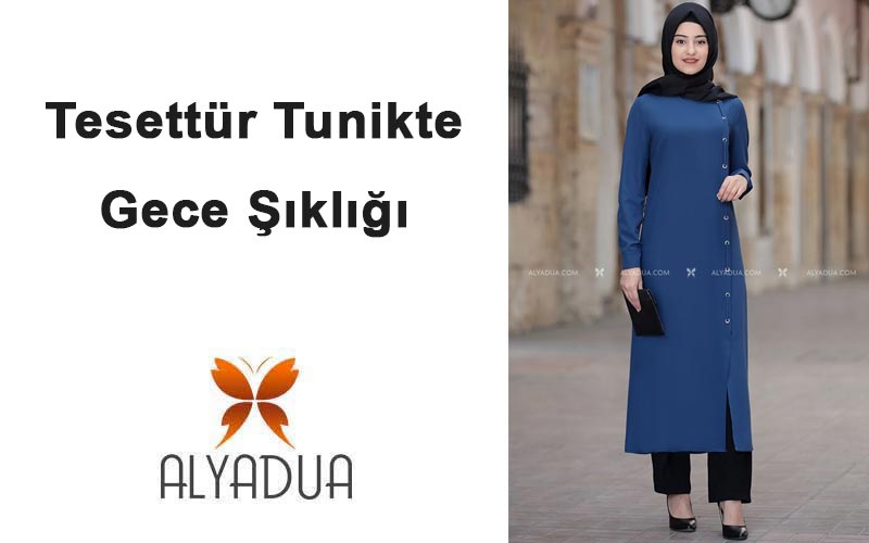 Tesettür Tunikte Gece Şıklığı