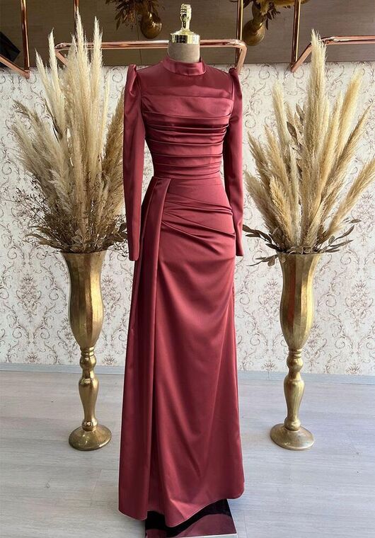 Dress Life - Bordo Elçin Abiye Abiye - DL16759