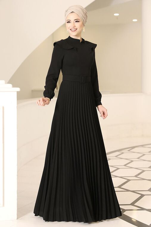 Dress Life - Siyah Serra Elbise - DL16175